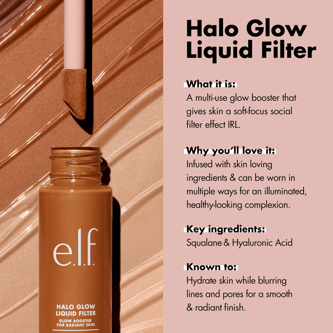 e.l.f. Halo Glow Liquid Filter Complexion Booster
