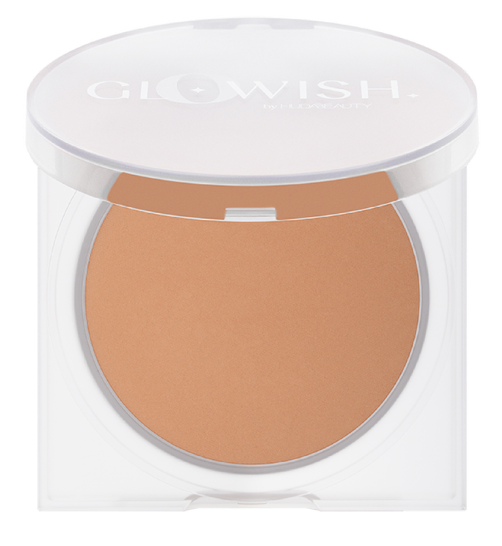 Huda Beauty GloWish Luminous Pressed Powder - 04 Light Medium
