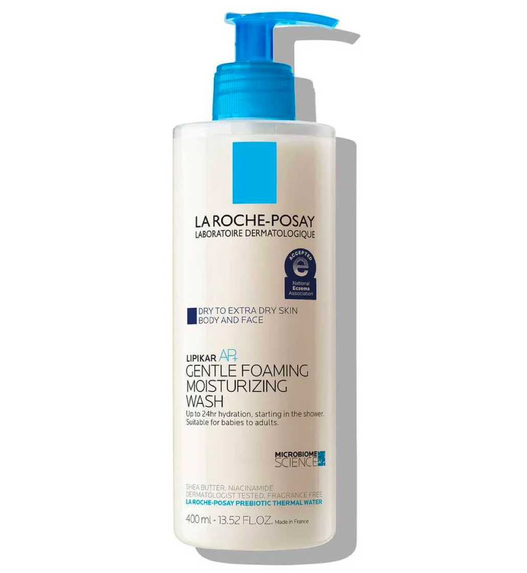 La Roche-Posay Lipikar Wash AP+ Gentle Foaming Moisturizing Body & Face Wash 400ml