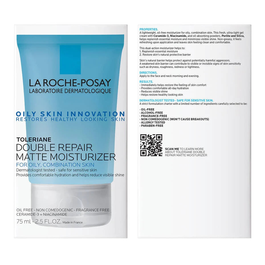 La Roche-Posay Toleriane Double Repair Matte Face Moisturizer For Oily Skin