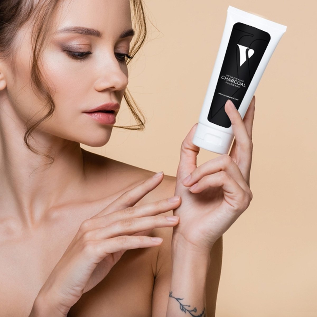 Charcoal Facewash & Scrub - VCare Natural - VCARE NATURAL