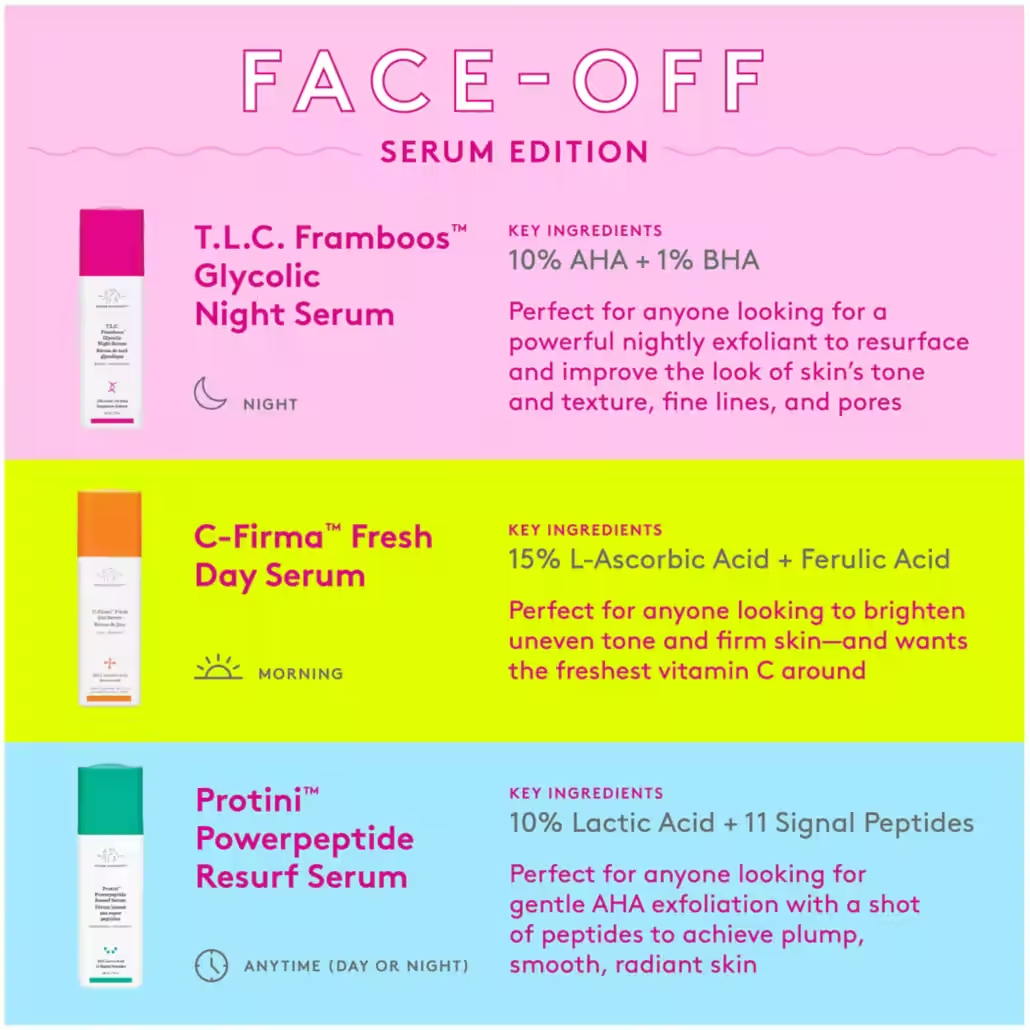 Drunk Elephant TLC Framboos™ Glycolic Resurfacing Night Serum