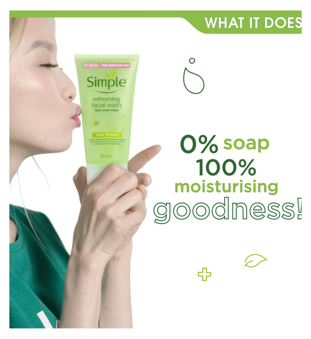 Simple Kind to Skin Refreshing Facial Wash