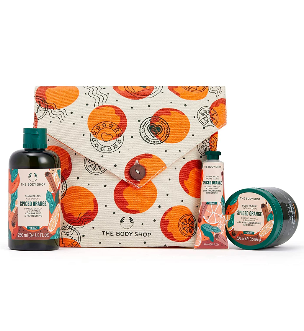 The Body Shop Oranges & Stockings Spiced Orange Essentials Gift Set