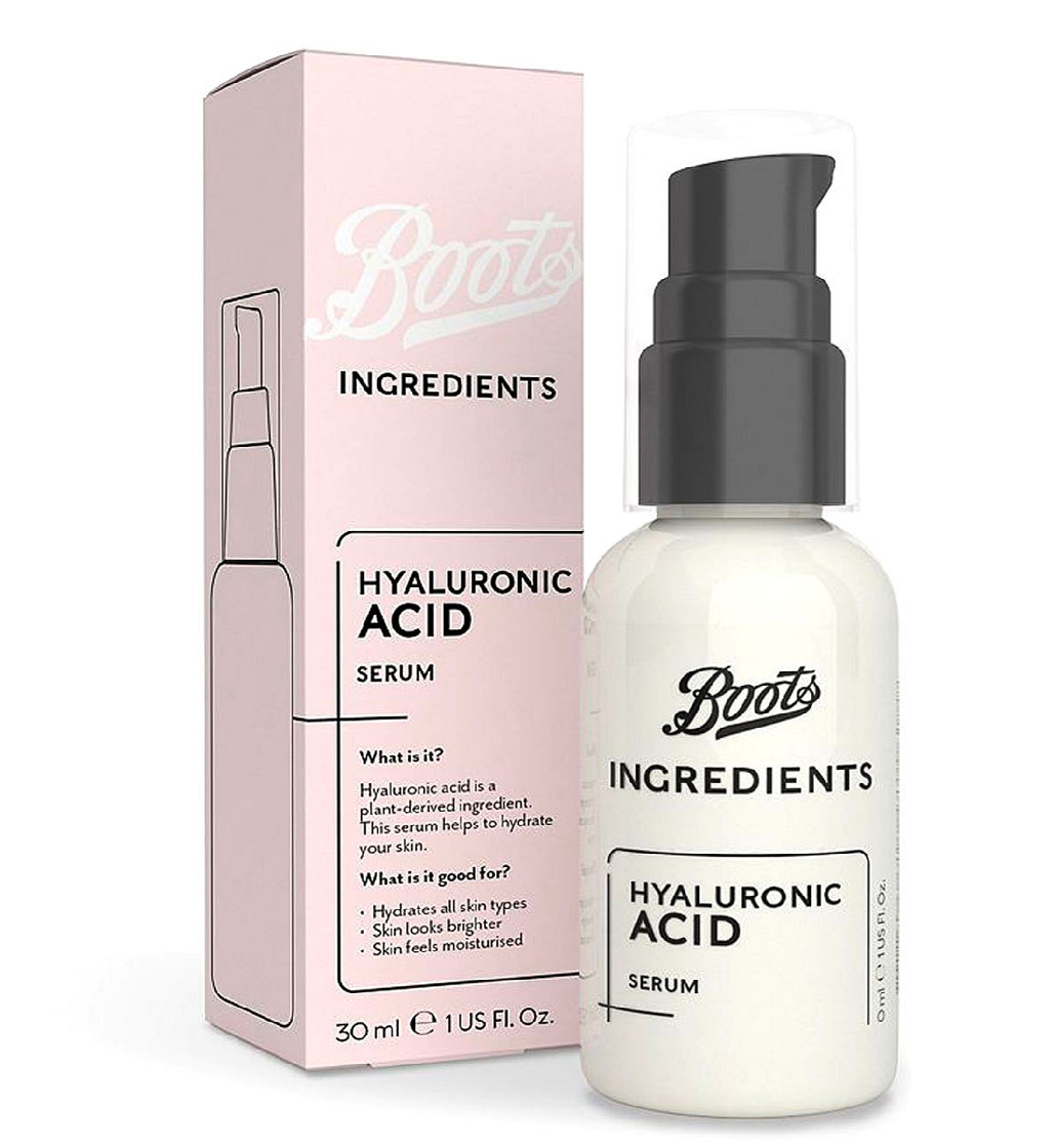 Boots Ingredients Hyaluronic Acid Serum