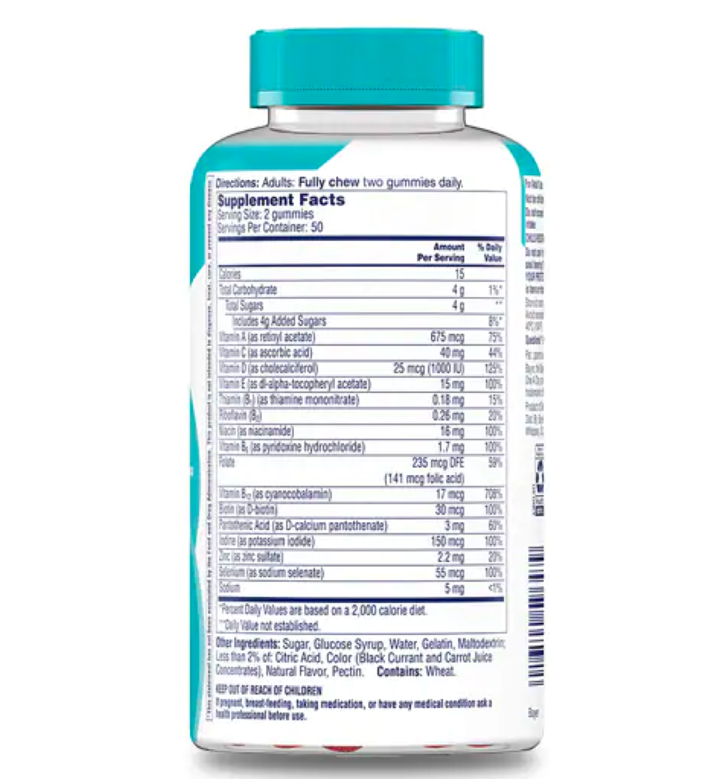 One A Day Multi+ Brain Support