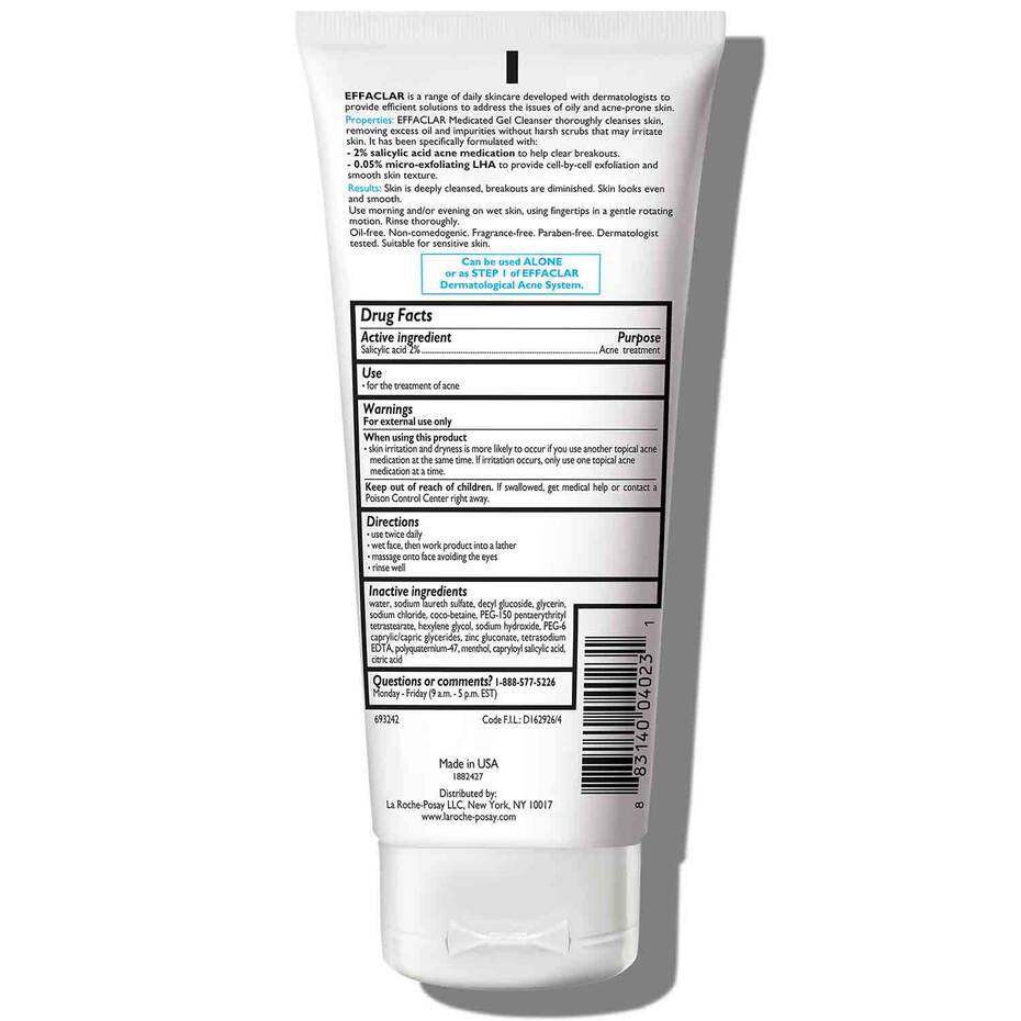 La Roche-Posay Effaclar Medicated Acne Gel Cleanser