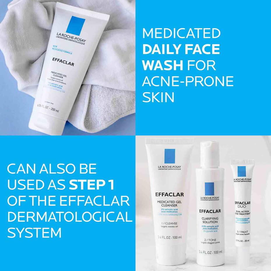 La Roche-Posay Effaclar Medicated Acne Gel Cleanser