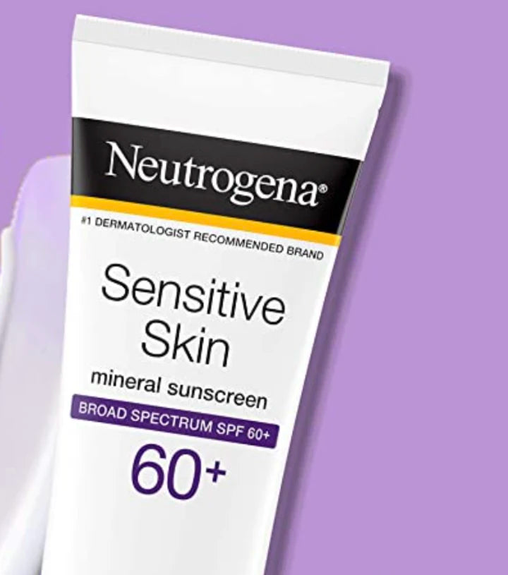 Neutrogena Sensitive Skin Mineral Sunscreen Lotion SPF 60+