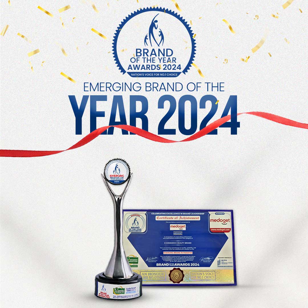 Medoget Wins Emerging Brand of the Year in Skincare, Cosmetics & Wellness (Pakistan)