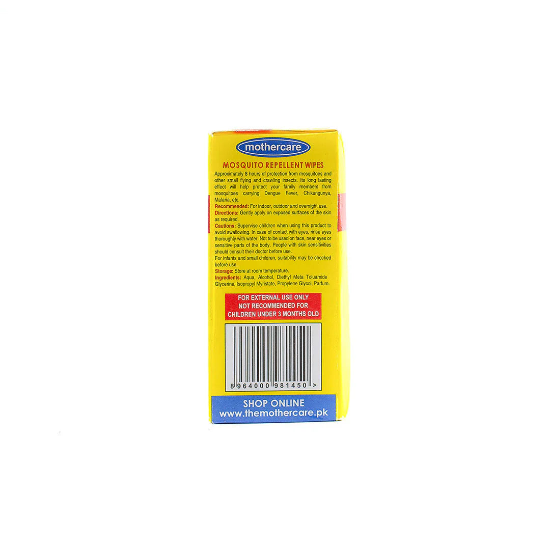 Mothercare Mosquito Repellent Wipes 10Pcs