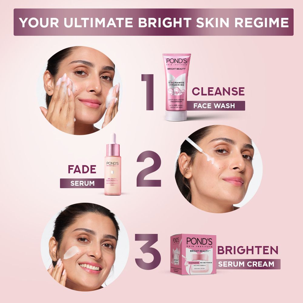 Pond's Bright Beauty Niacinamide Vitamin B3 Anti Dullness Face Wash