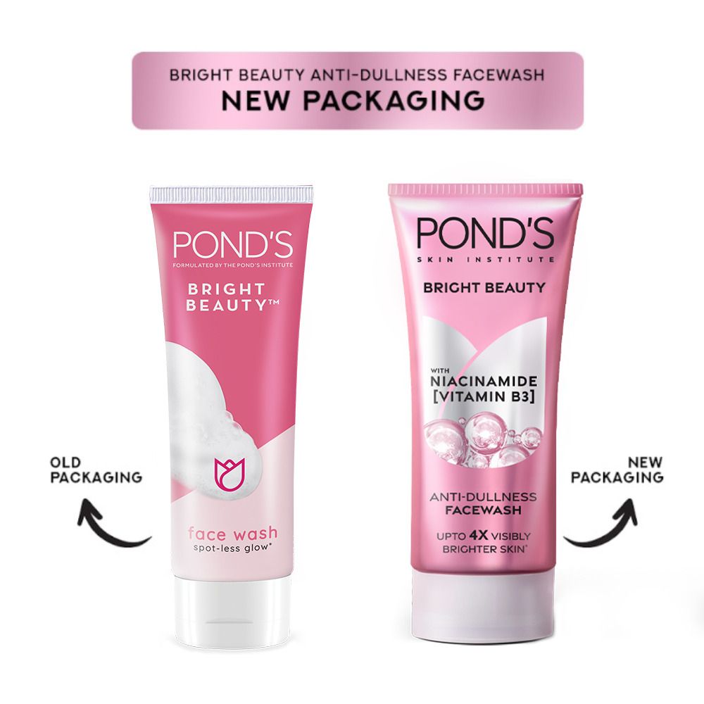 Pond's Bright Beauty Niacinamide Vitamin B3 Anti Dullness Face Wash
