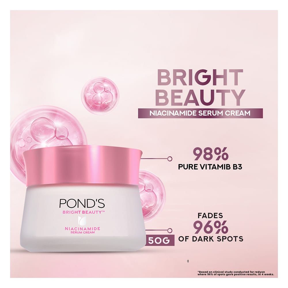 Pond's Bright Beauty Niacinamide 98% Pure Vitamin B3 Serum Cream