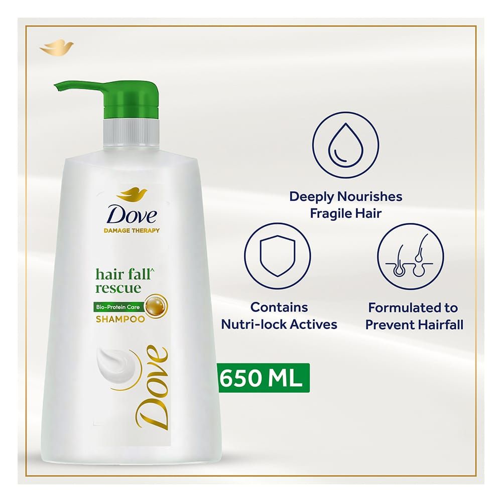 Dove Damage Therapy Hair Fall Rescue Bio-Protein Care Shampoo