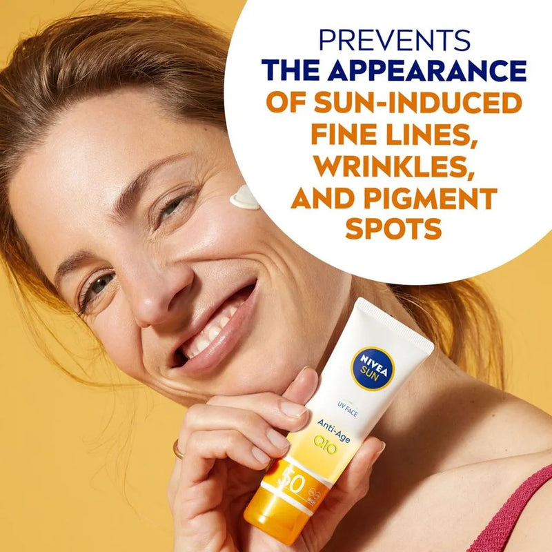Nivea Sun UV Face Anti-Age Q10 Cream SPF 50