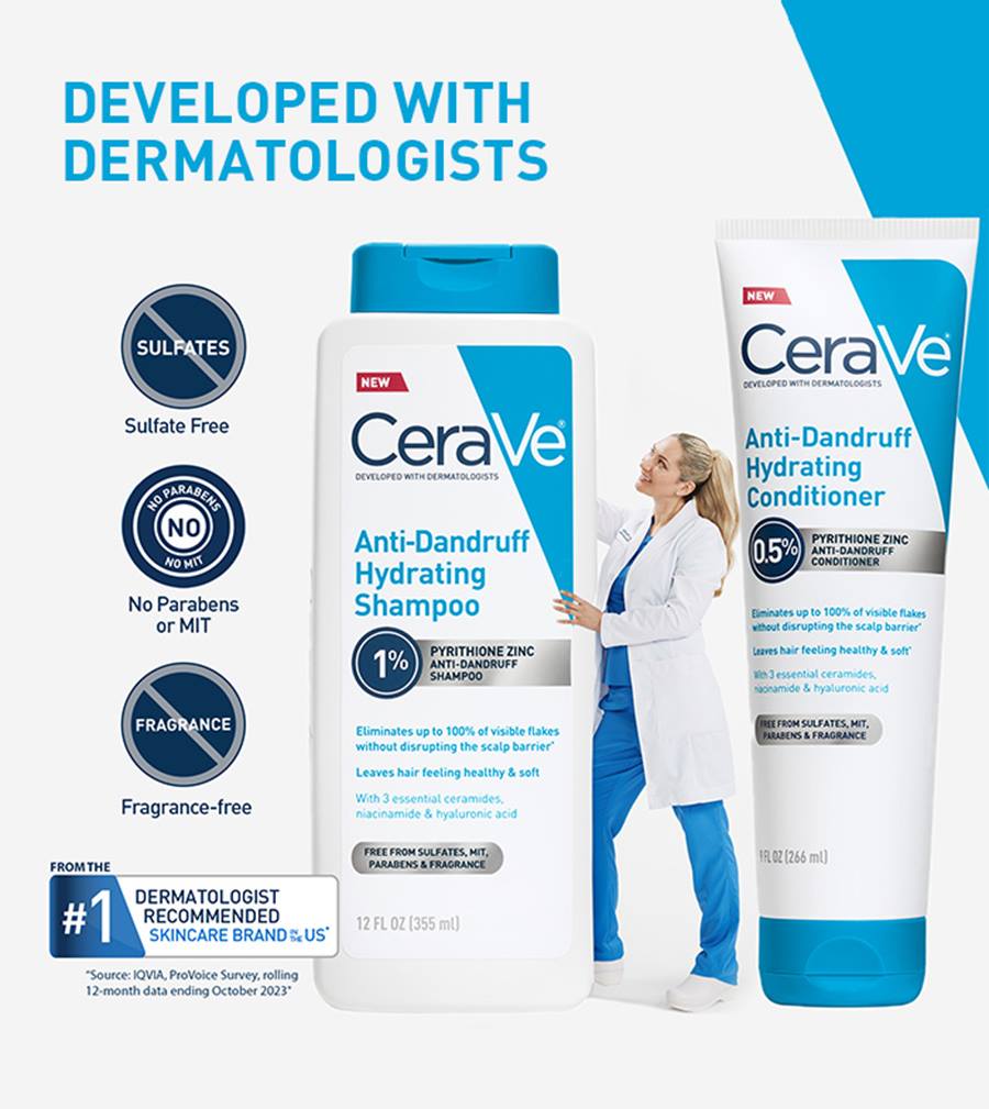 CeraVe Anti-Dandruff Hydrating Shampoo