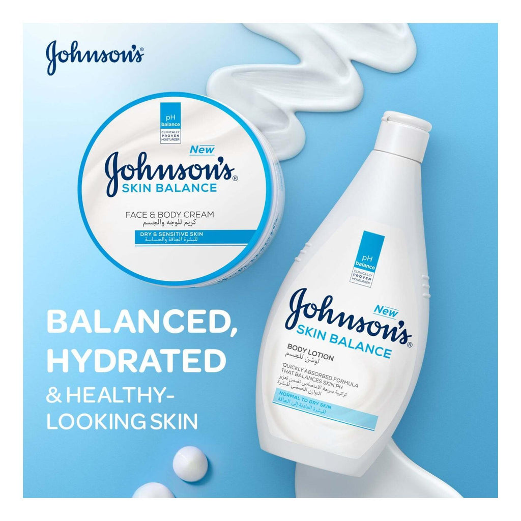 Skin Balancing Johnson's Skin Balance Face and Body Cream