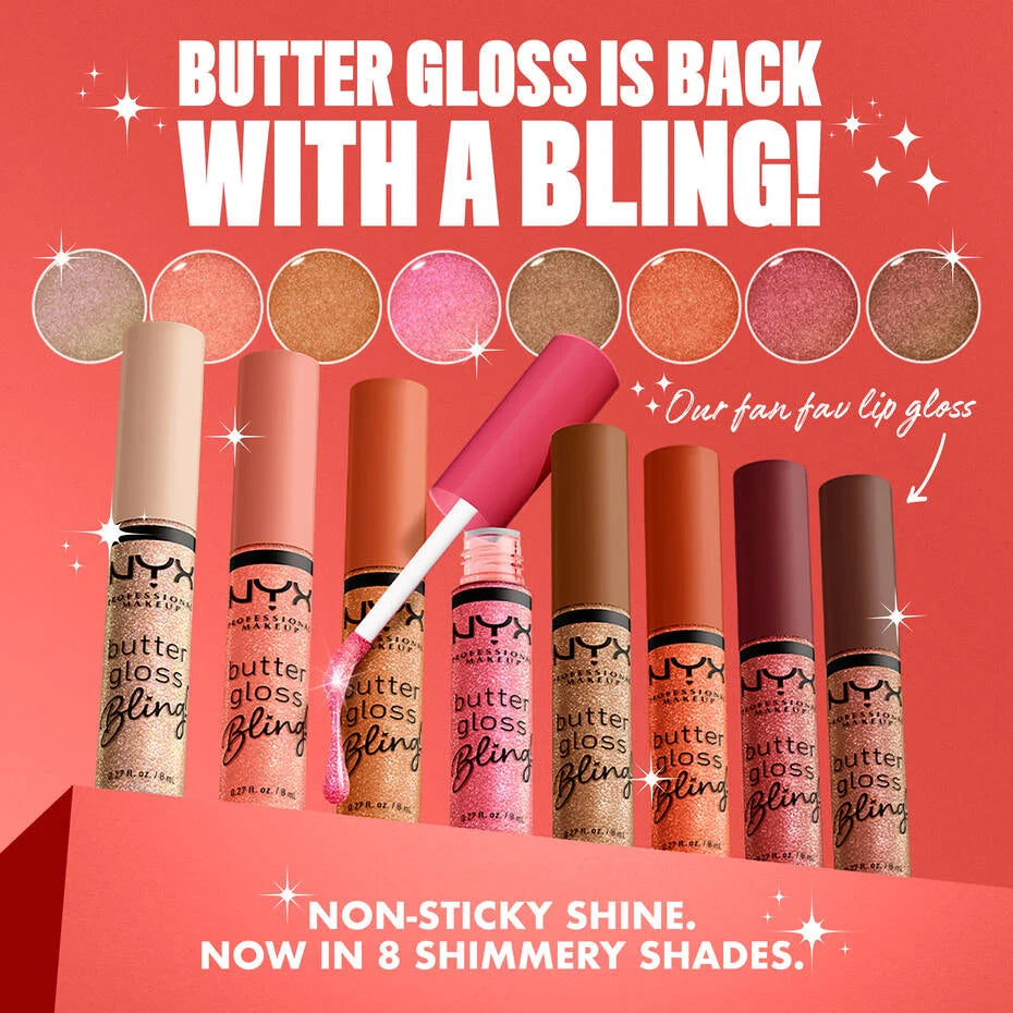 NYX Professional Makeup Butter Lip Gloss Bling