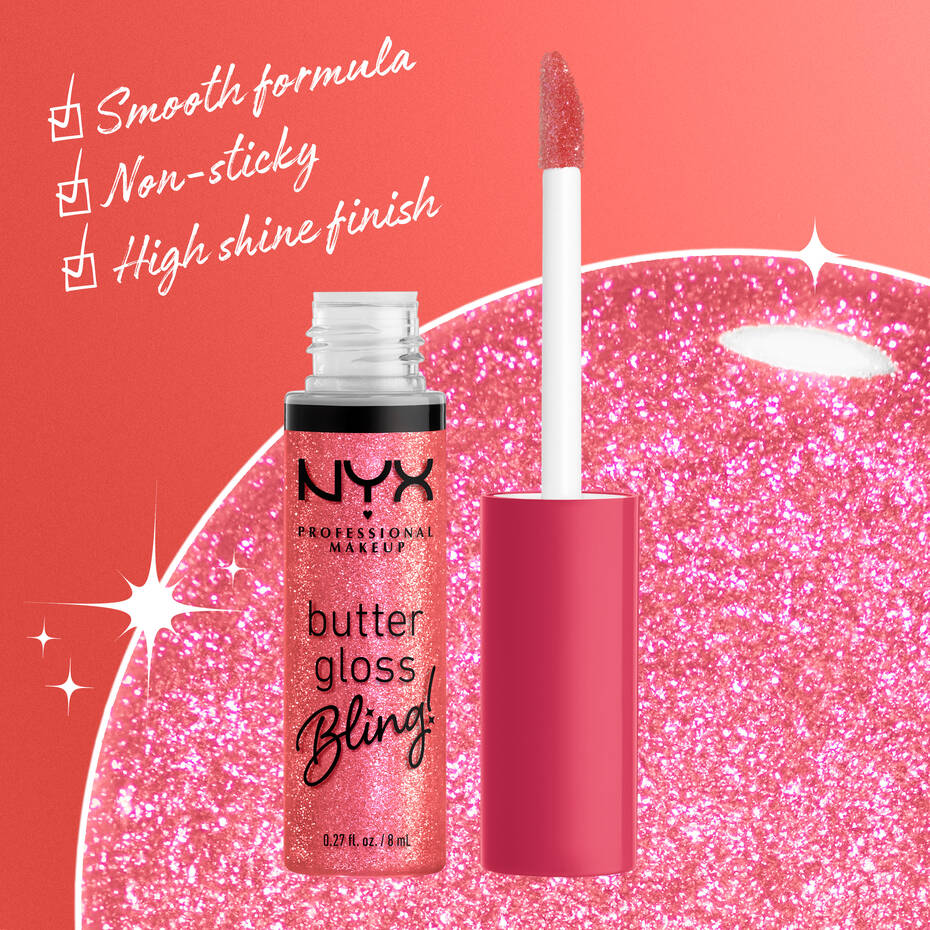 NYX Professional Makeup Butter Lip Gloss Bling