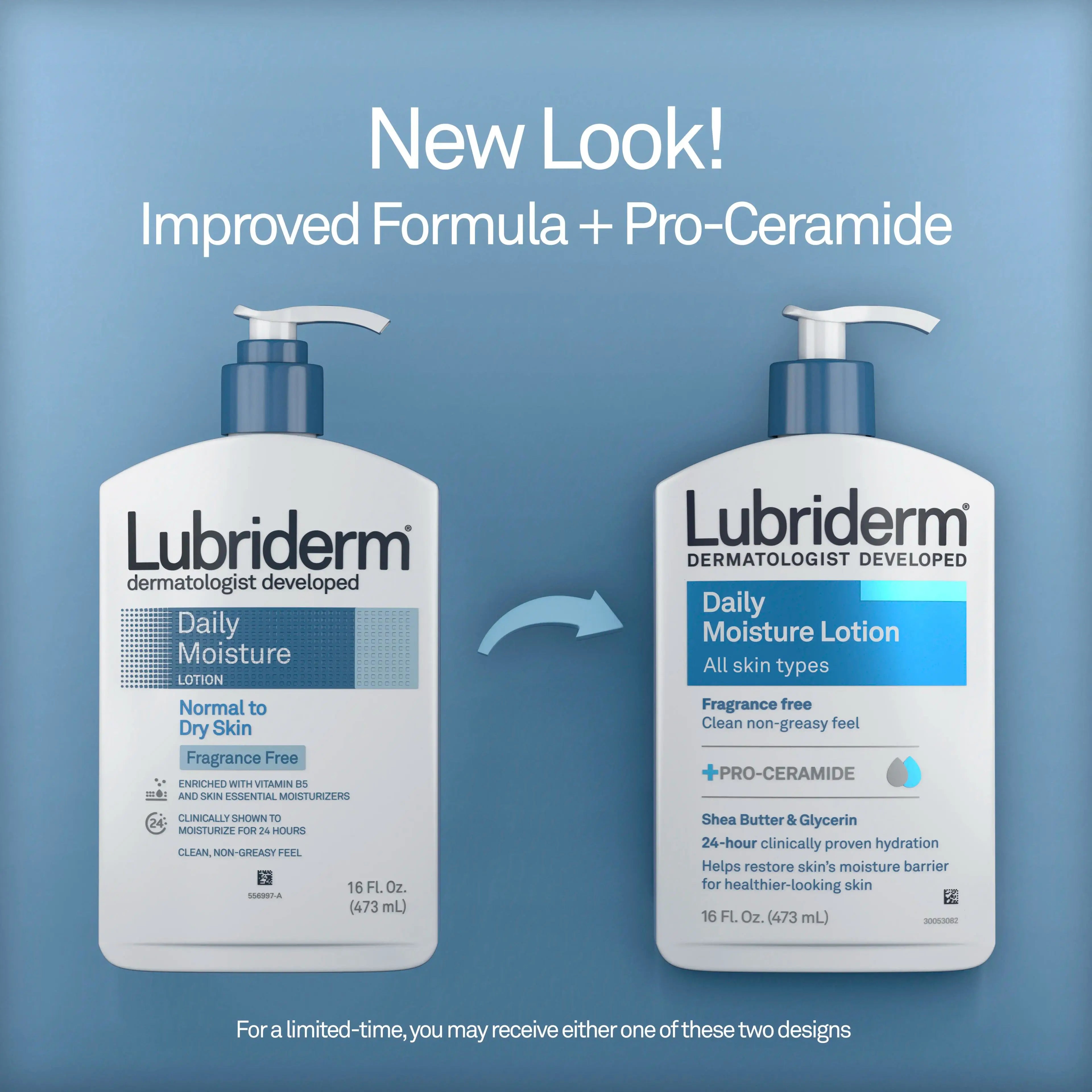 Lubriderm Daily Moisture Fragrance Free Lotion