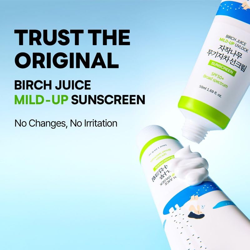 Round Lab Birch Juice Mild-Up Sunscreen SPF 50+ PA++++