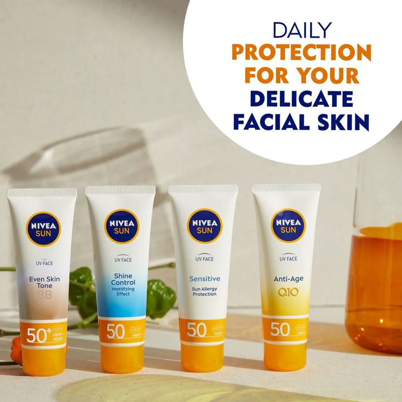 Nivea Sun UV Face Anti-Age Q10 Cream SPF 50