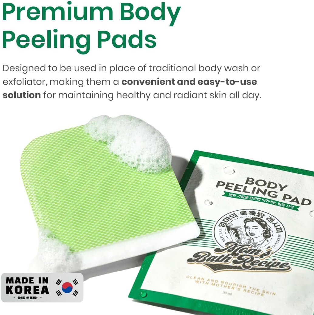 Mom's Bath Recipe Body Peeling Pad Original
