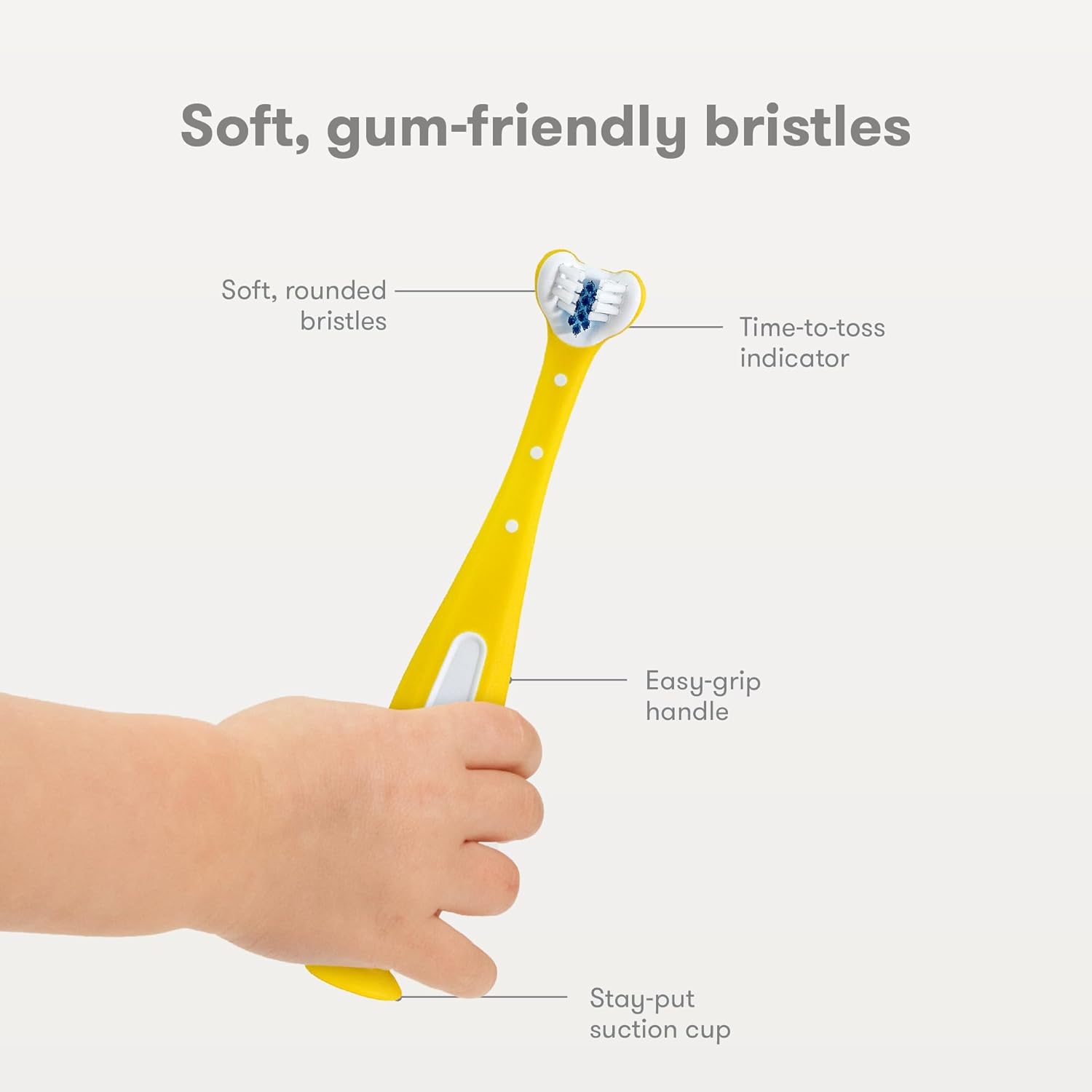 Fridababy Triple-Angle Toothhugger Training Toddler Toothbrush