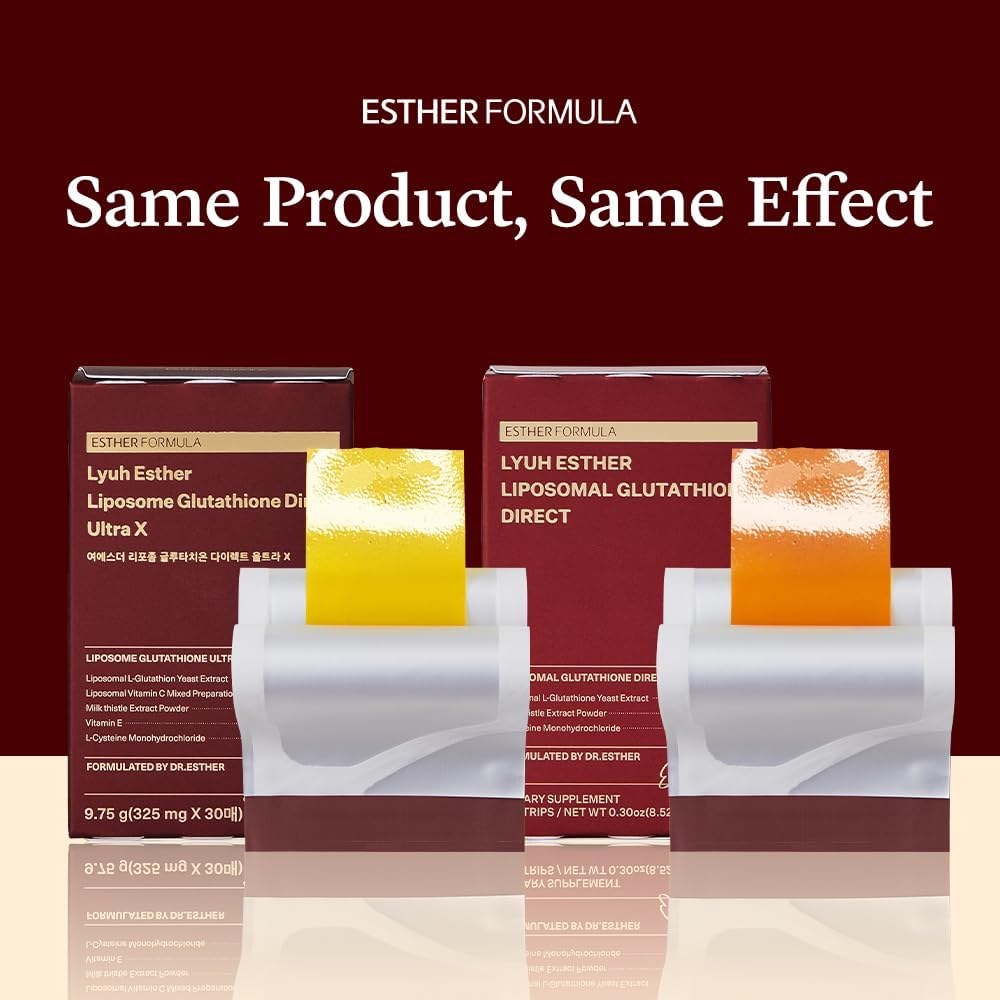 liposome glutathione direct ultra x review Esther Formula Lyuh Esther Liposome Glutathione Direct Ultra X