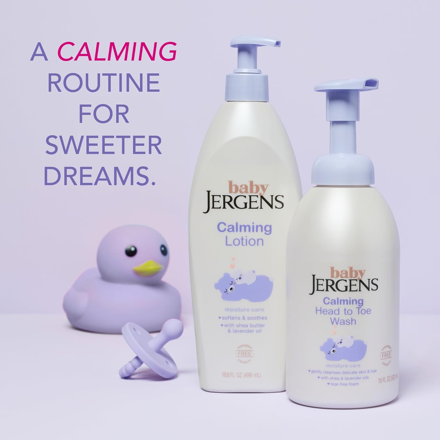 Jergens Baby Calming Head to Toe Foaming Wash