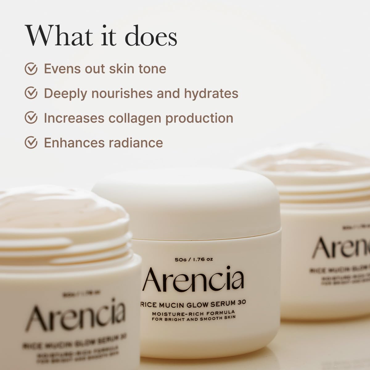 Arencia Rice Mucin Glow Serum 30
