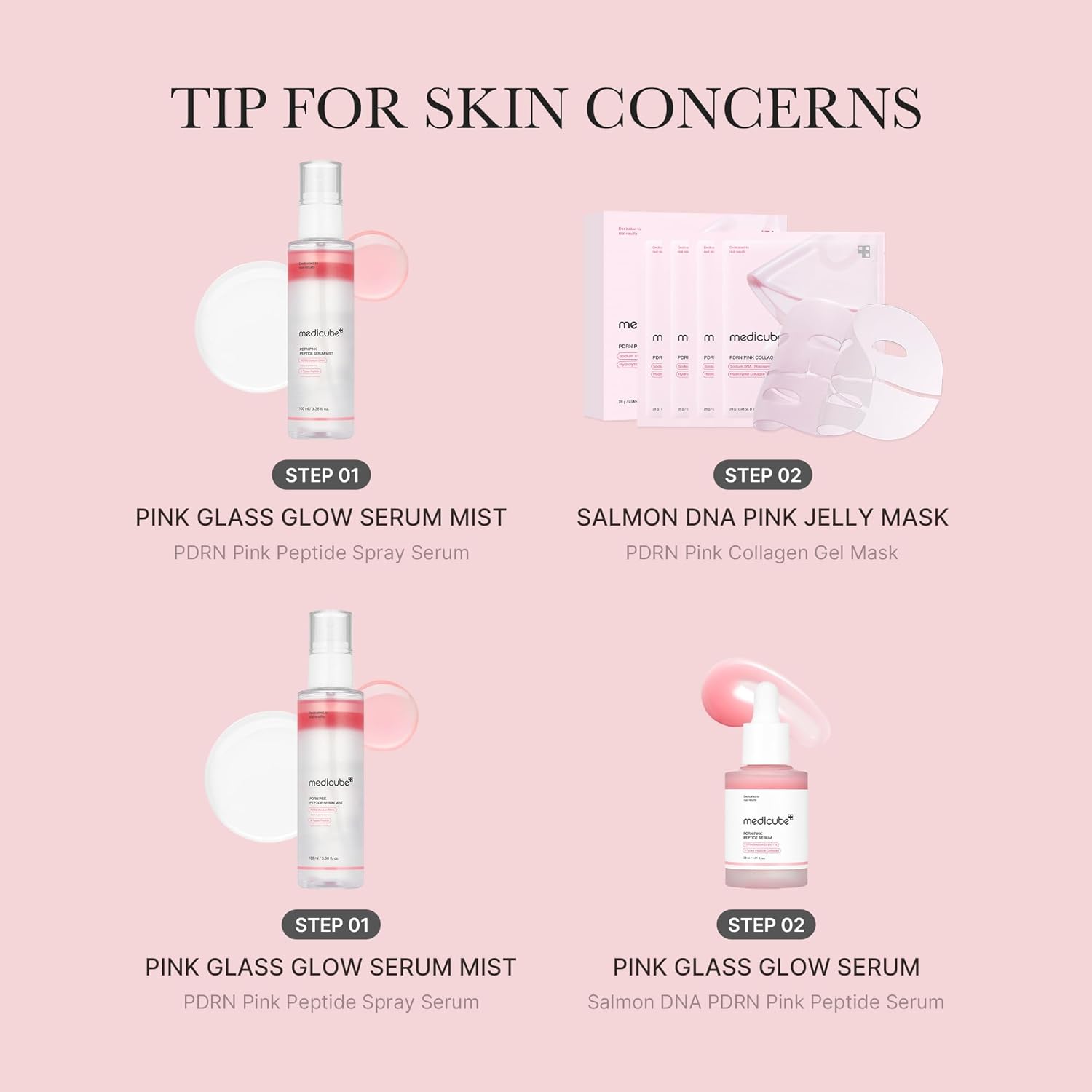 Medicube PDRN Pink Glutathione Serum Mist