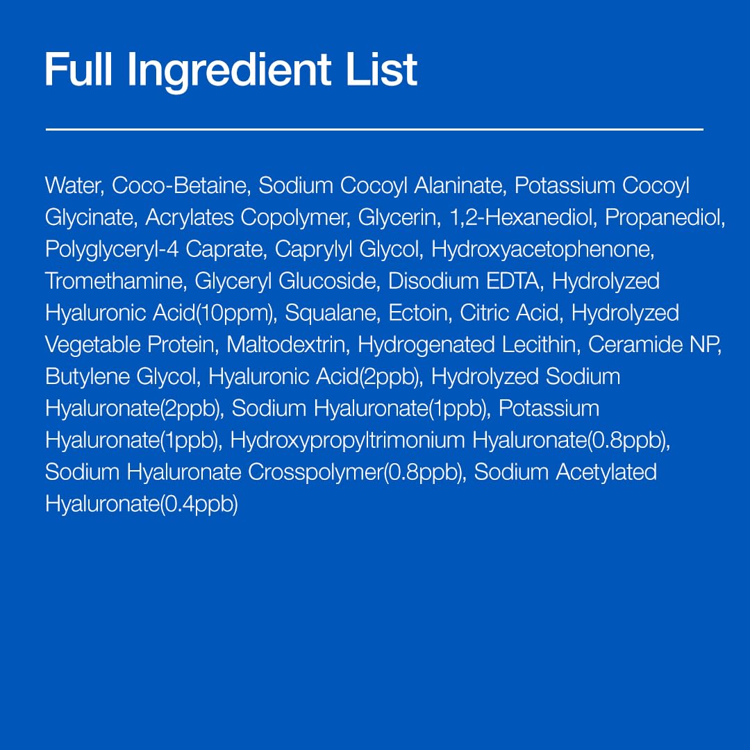 Anua Hyaluronic Acid 8+ Moisturizing Squalane Gentle Gel Cleanser