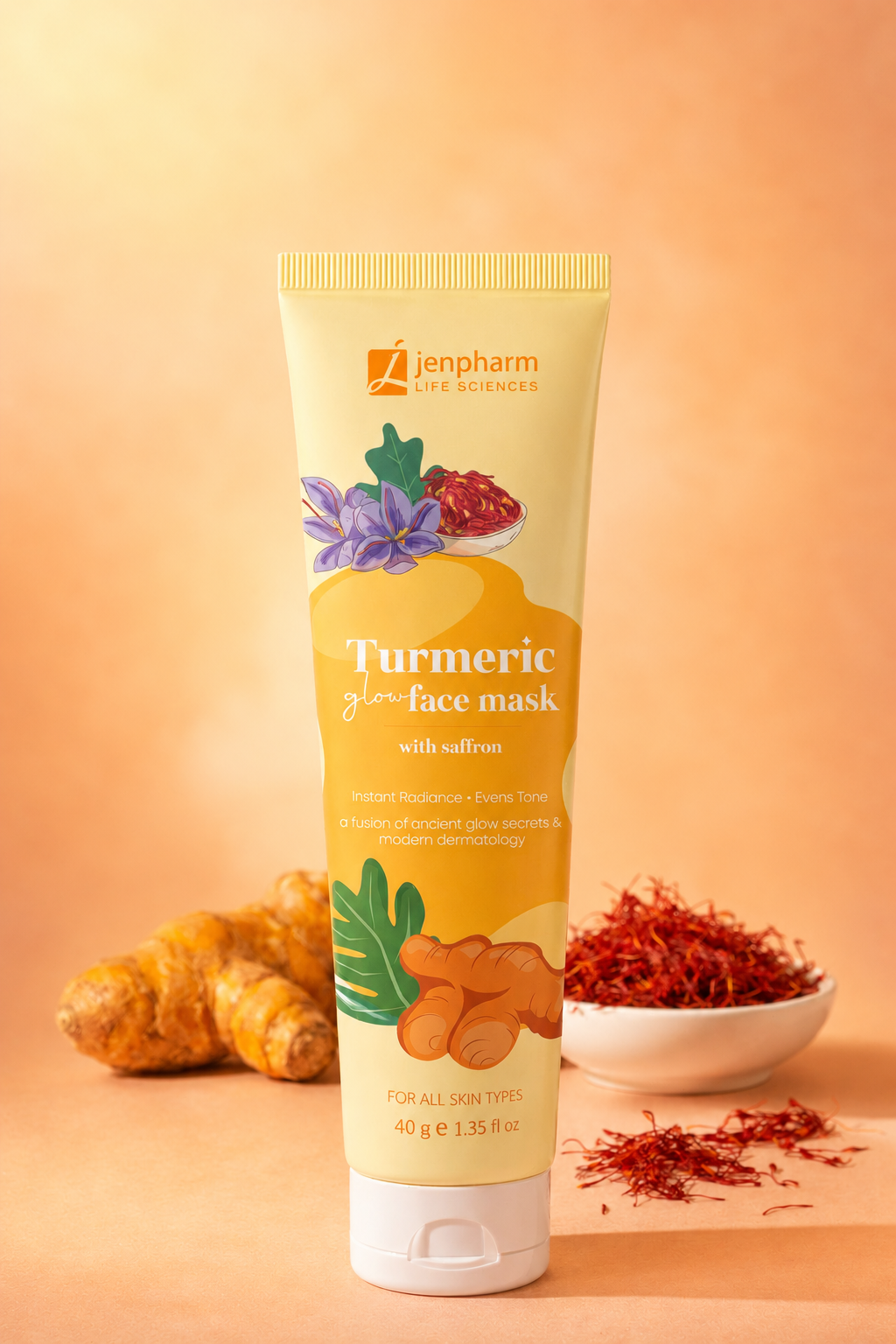 Jenpharm Turmeric Glow Face Mask