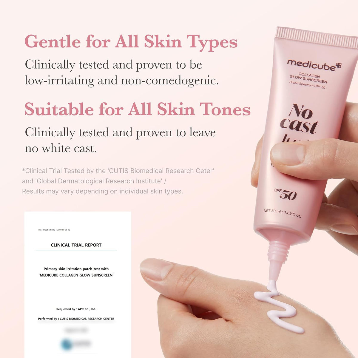 Medicube Collagen Glow Sunscreen SPF 50+ PA++++