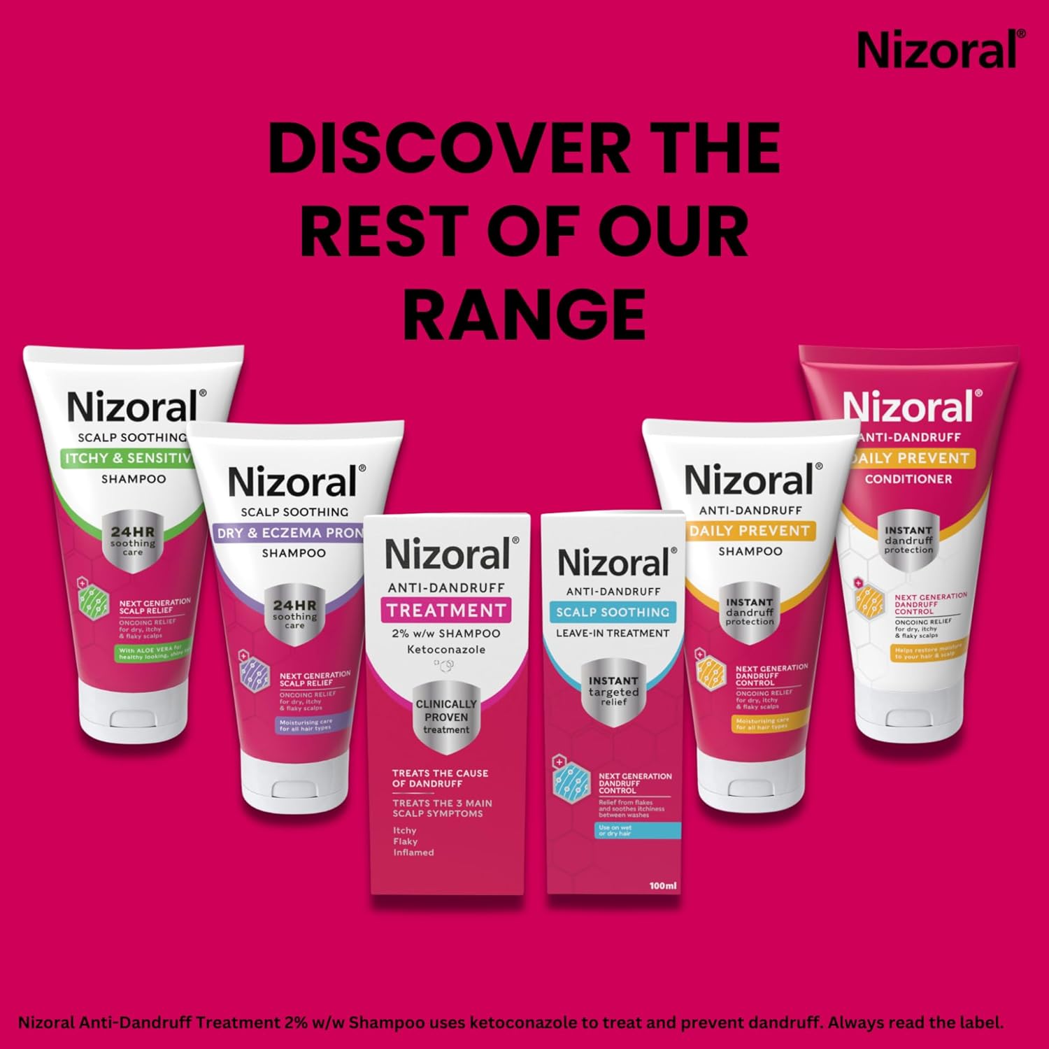 Nizoral Anti-Dandruff Treatment Shampoo 2%