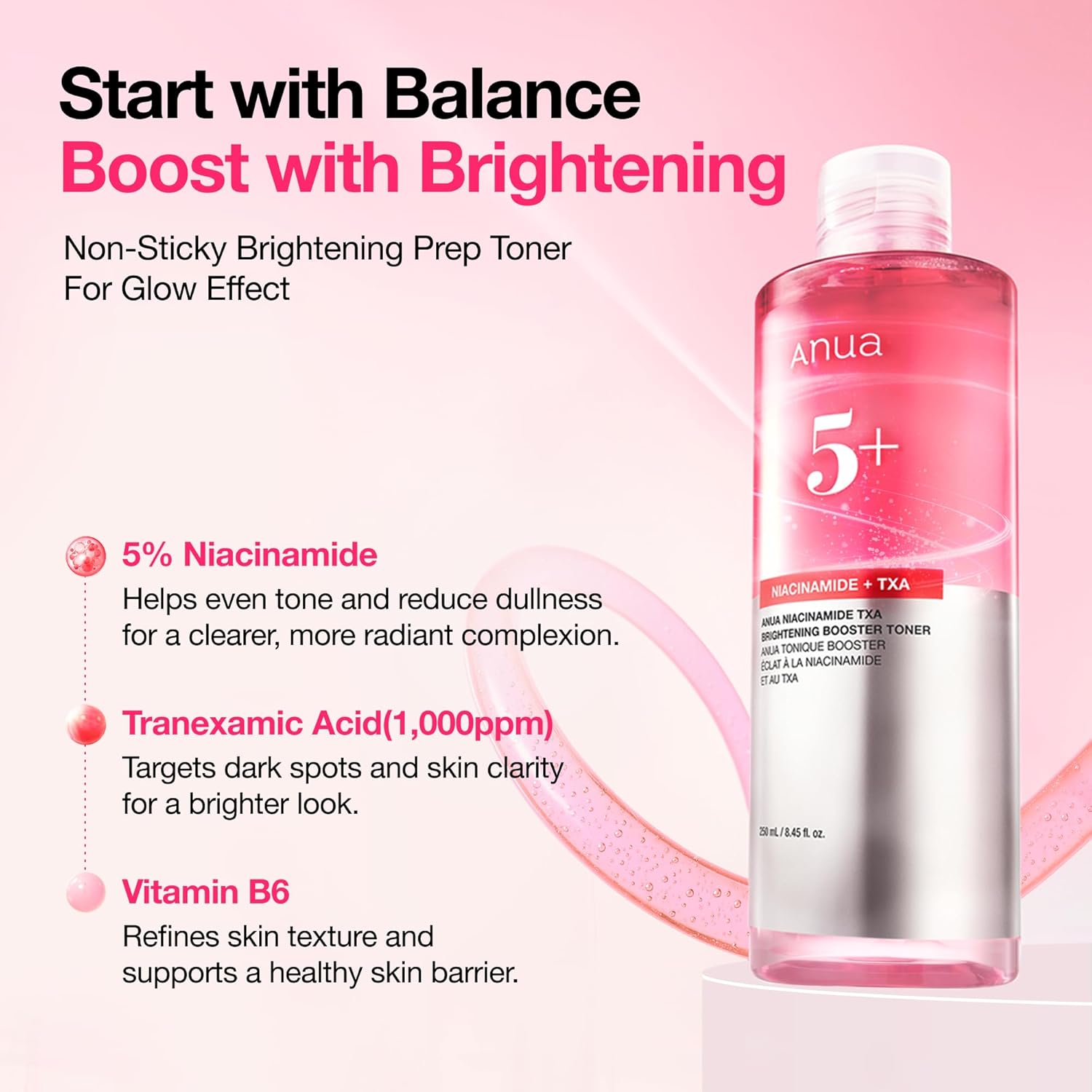 Anua Niacinamide TXA Brightening Booster Toner