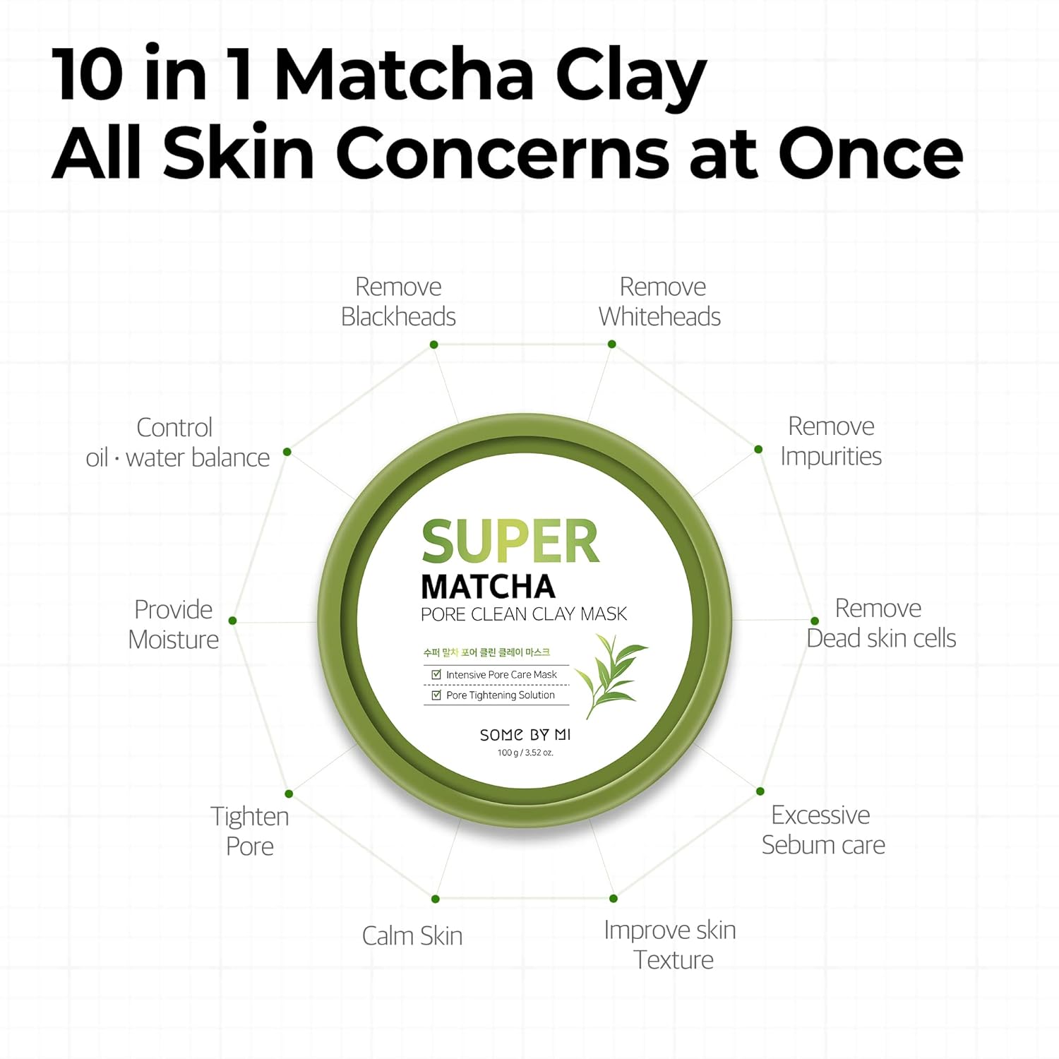 Some By Mi Super Matcha Pore Clean Clay Mask