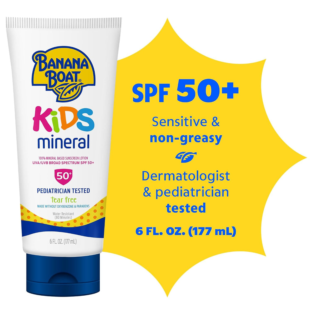 Banana Boat Kids Mineral Sunscreen Lotion SPF 50