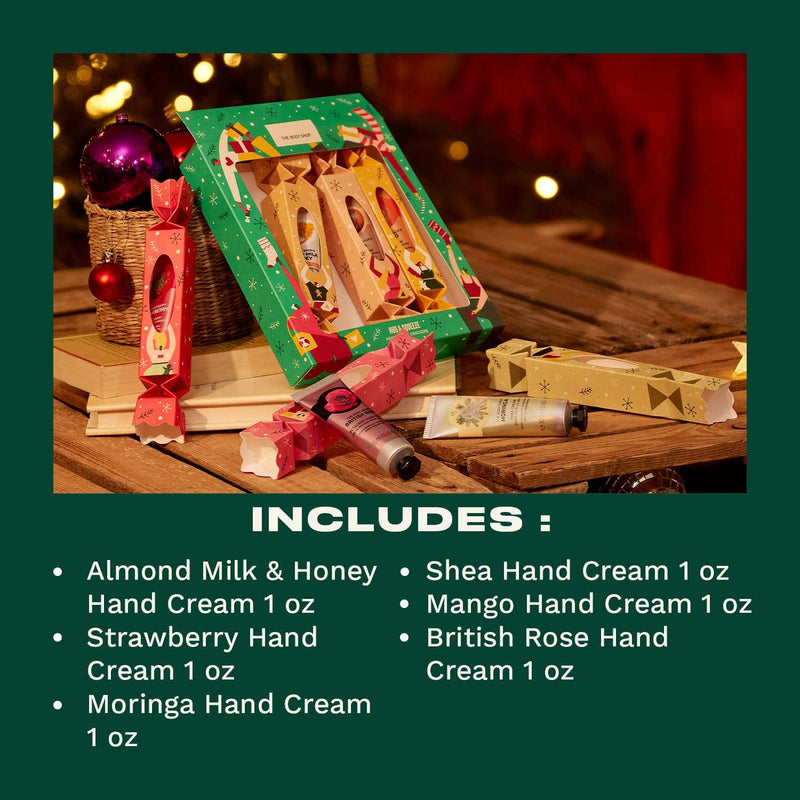 The Body Shop Hug & Squeeze Hand Cream Cracker Gift Set