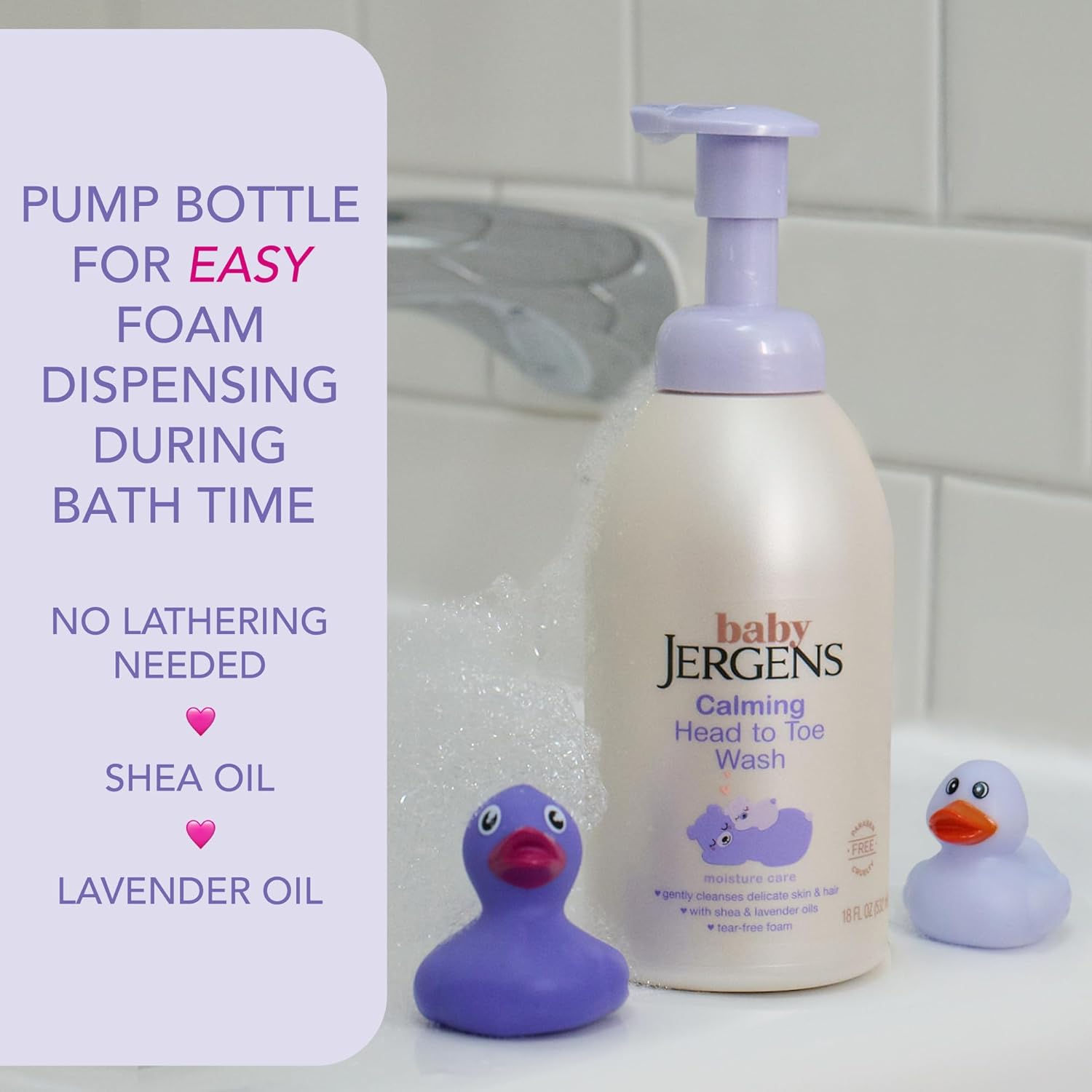 Jergens Baby Calming Head to Toe Foaming Wash