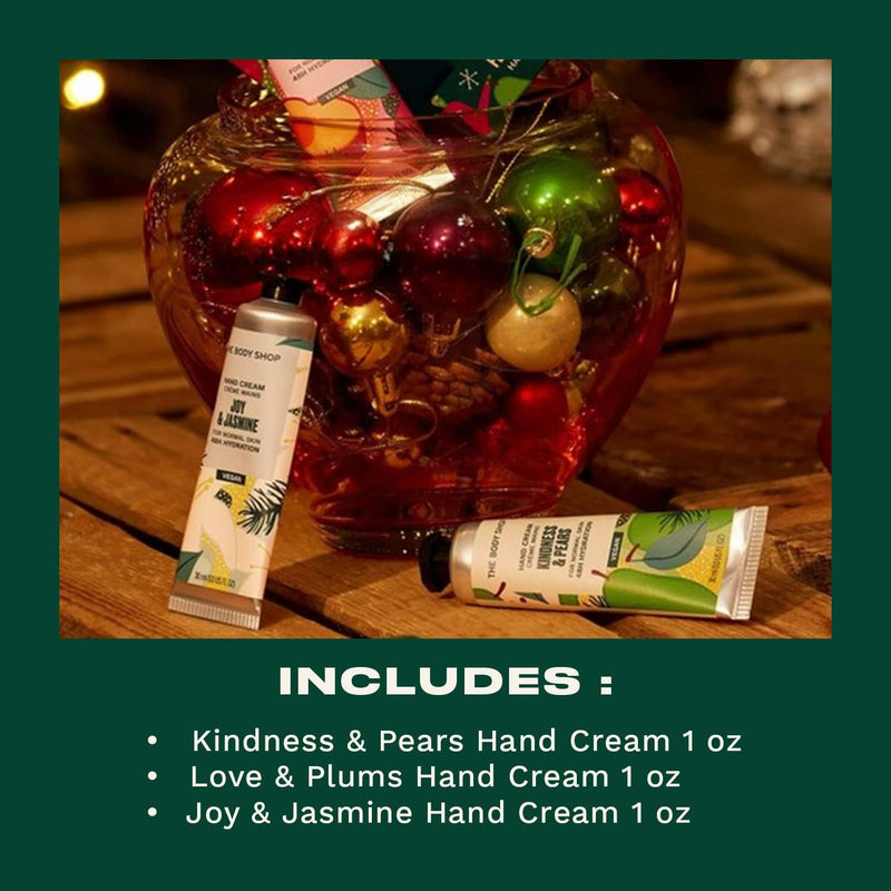 The Body Shop Feels & Festivity Hand Cream Trio