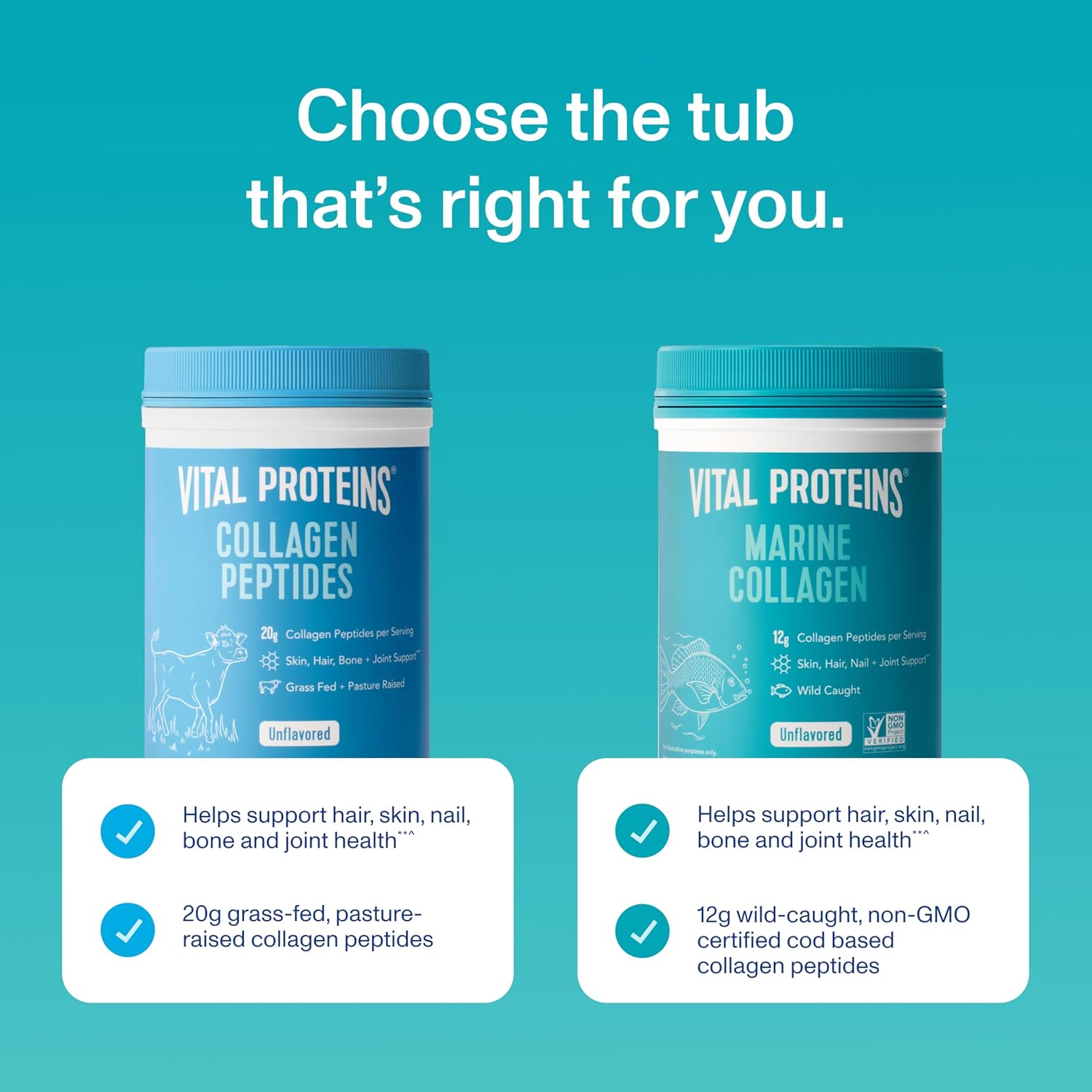 Vital Proteins Marine Collagen - Unflavoured