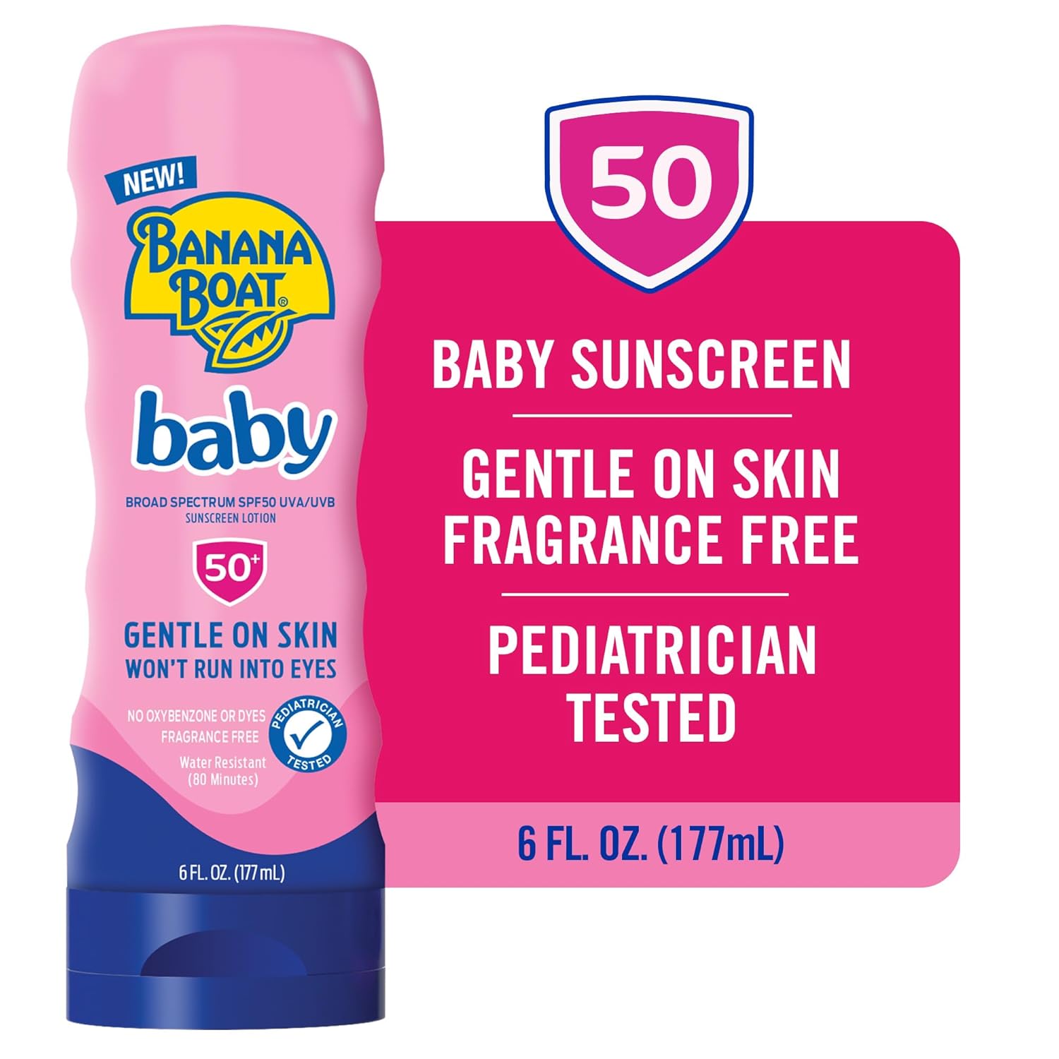 Banana Boat Baby Gentle On Skin Sunscreen Lotion SPF 50+