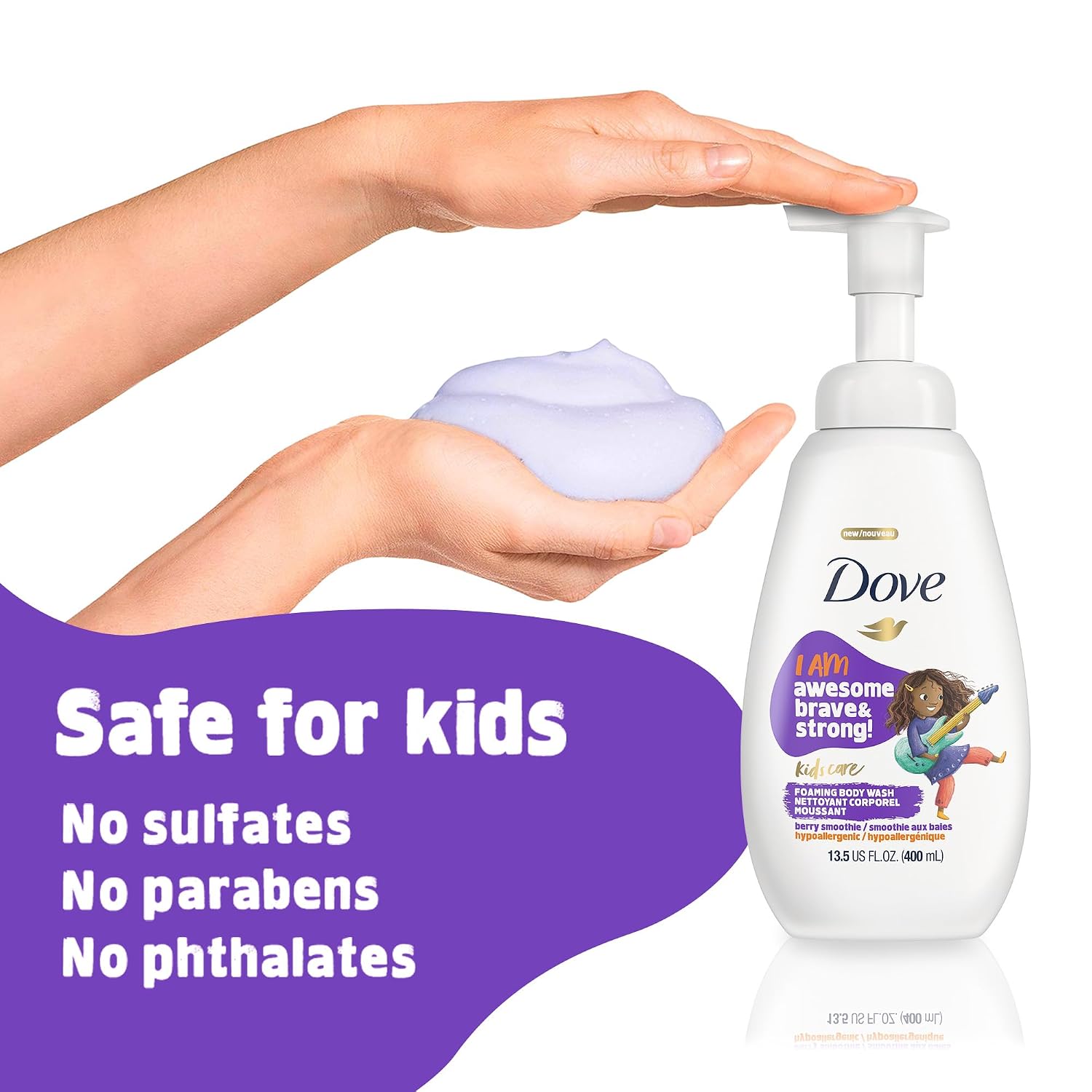 Dove Kids Care Foaming Body Wash
