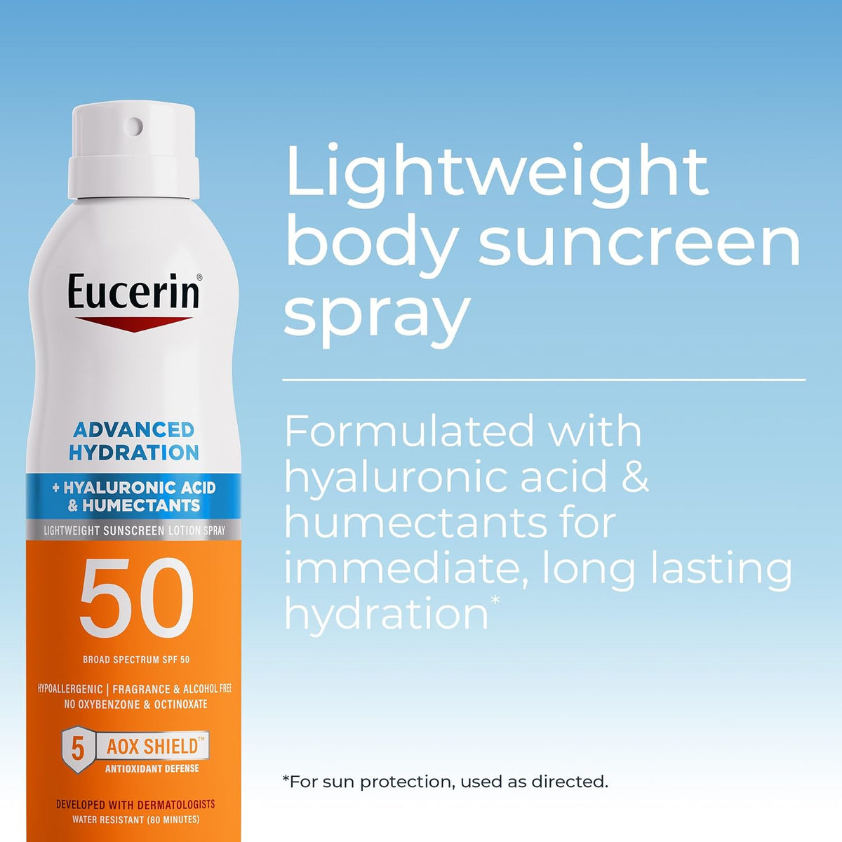 Eucerin Advanced Hydration Sunscreen Spray SPF 50