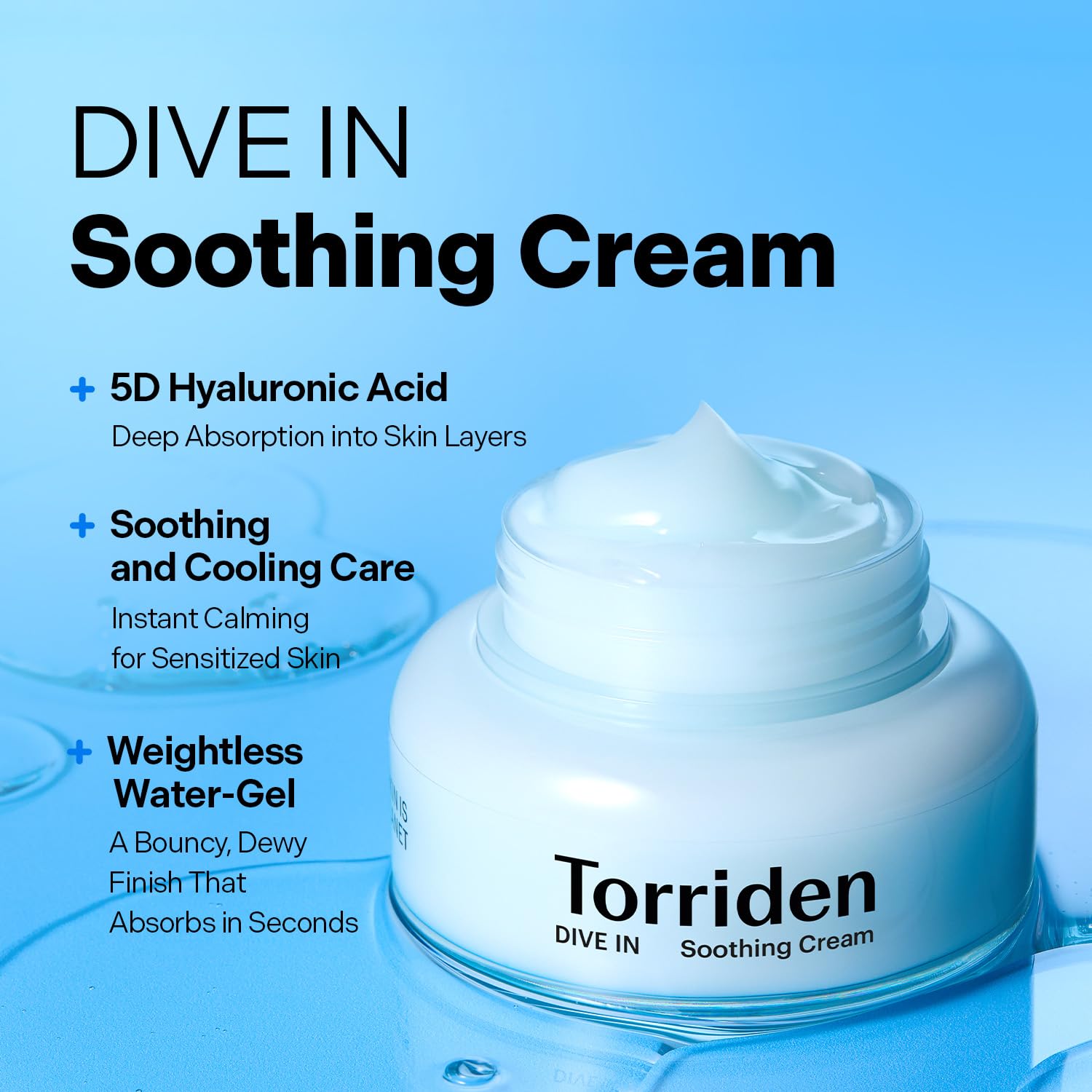 Torriden Dive-In Low Molecular Hyaluronic Acid Soothing Cream