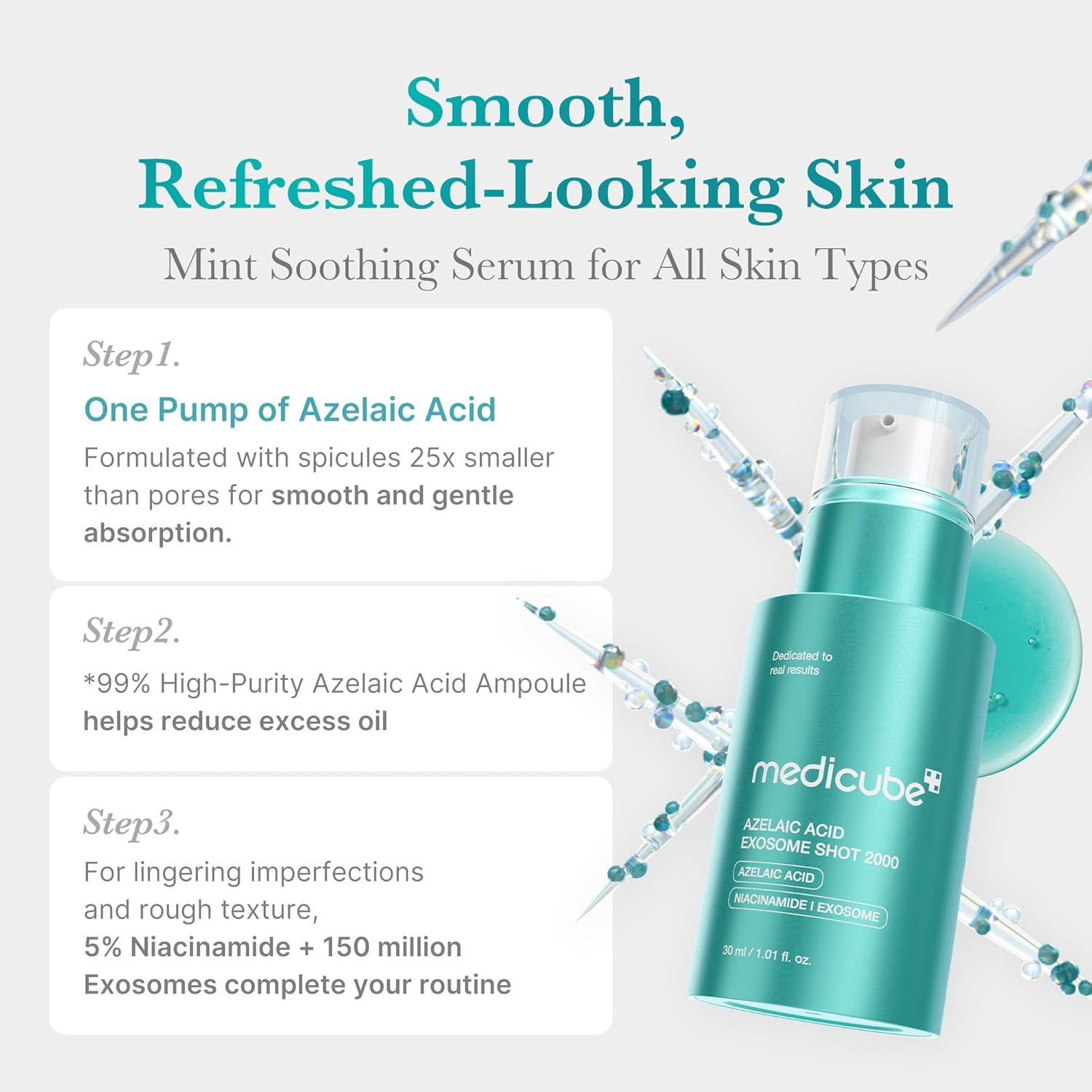 Medicube Azelaic Acid Exosome Shot Pore Ampoule 2000