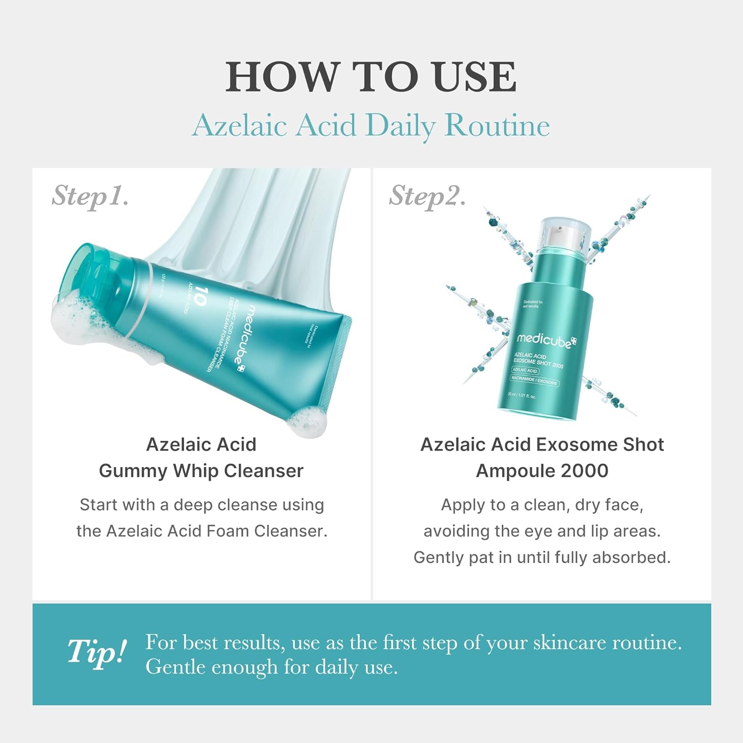 Medicube Azelaic Acid Exosome Shot Pore Ampoule 2000